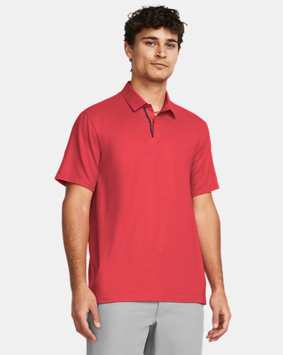 Polo UA Tour Tips pour homme, Red, pdpMainDesktop image number 0